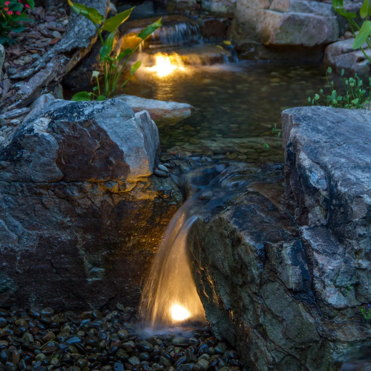 Medium Deluxe Pondless Waterfall Kit 16' Stream w / AquaSurge 2000 - 4000 Adjustable Flow Pond Pump