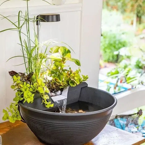 AquaGarden Tabletop Fountain Kit Gray