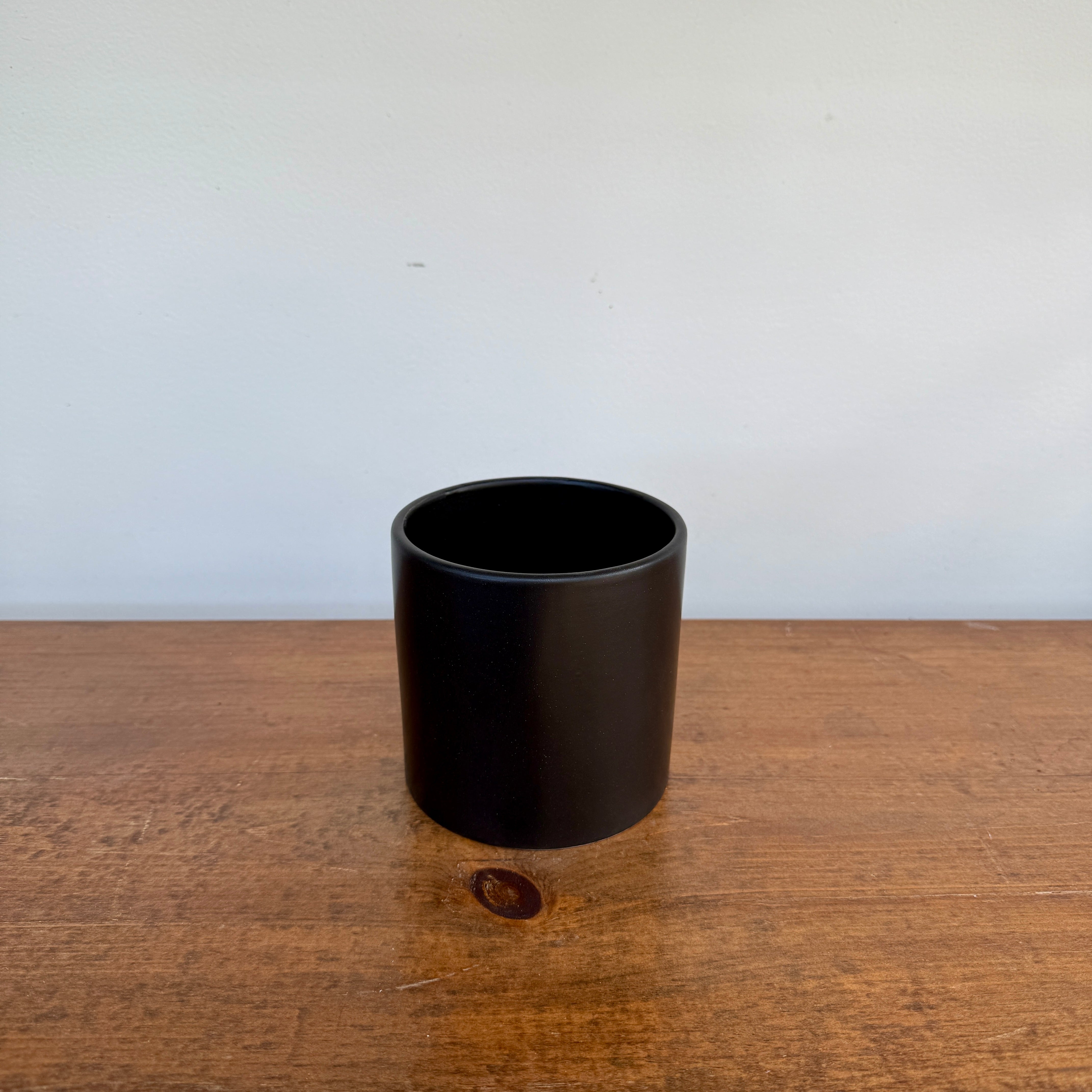 Cercle Pot - 4.25"x 4.25" - Matte Black