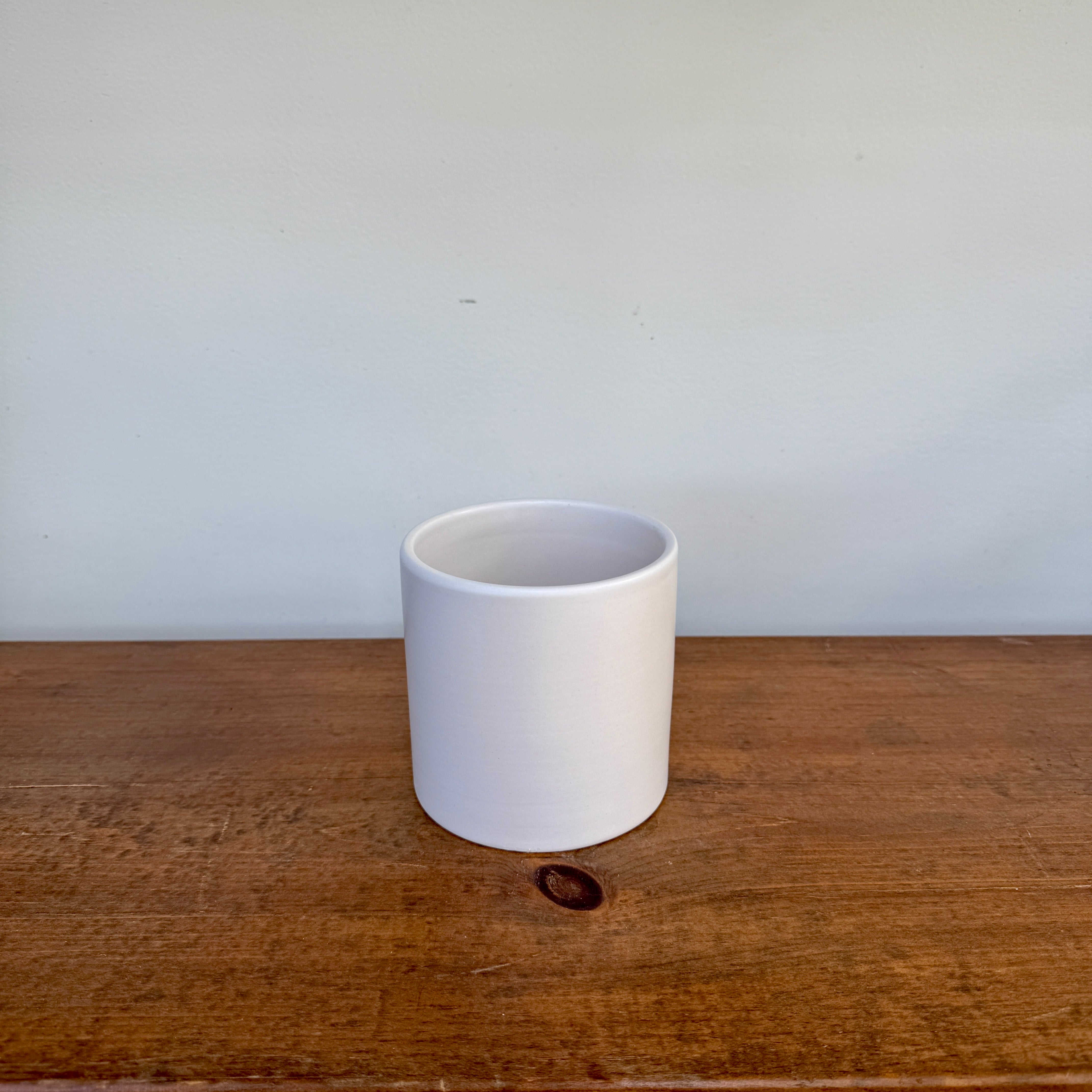 Cercle Pot - 4.25"x 4.25" - Matte White