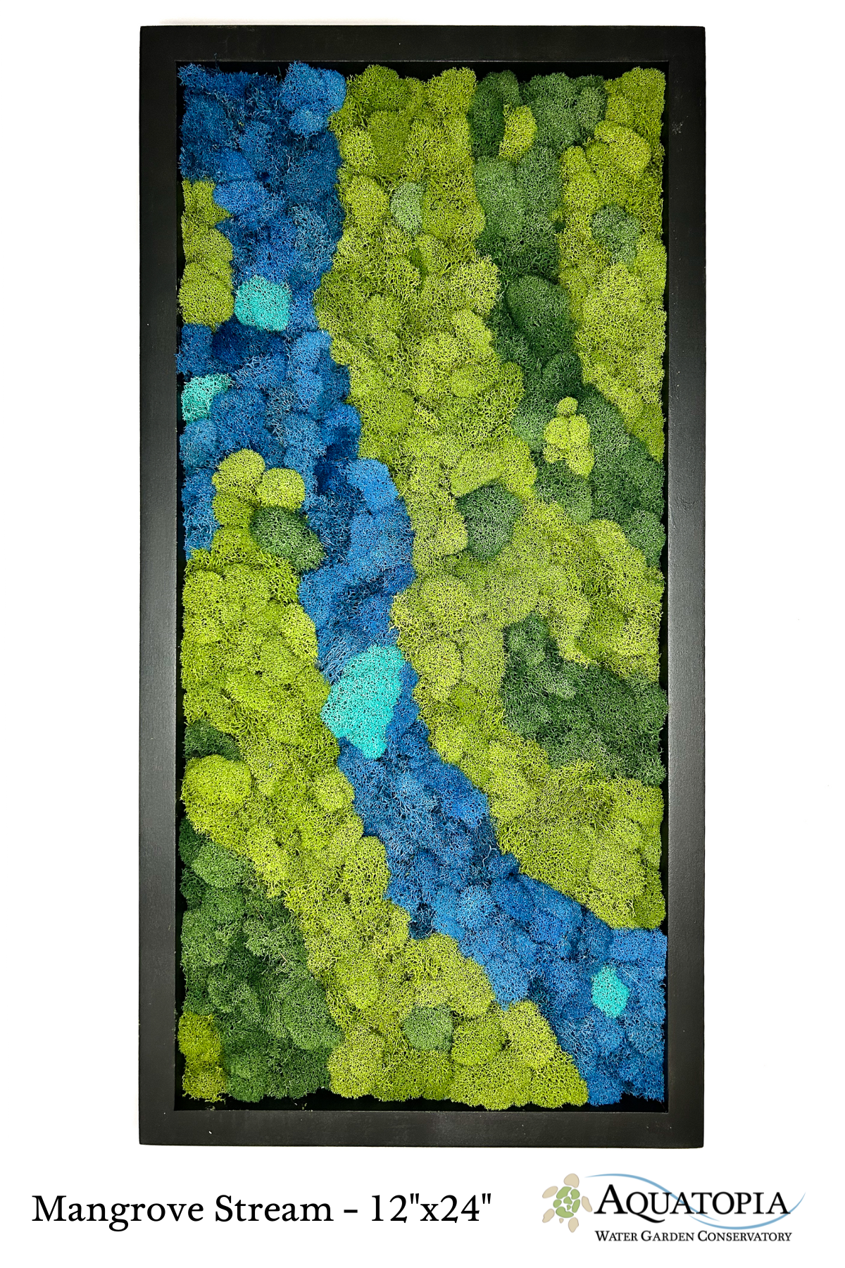 Framed Moss Wall 12" x 24"