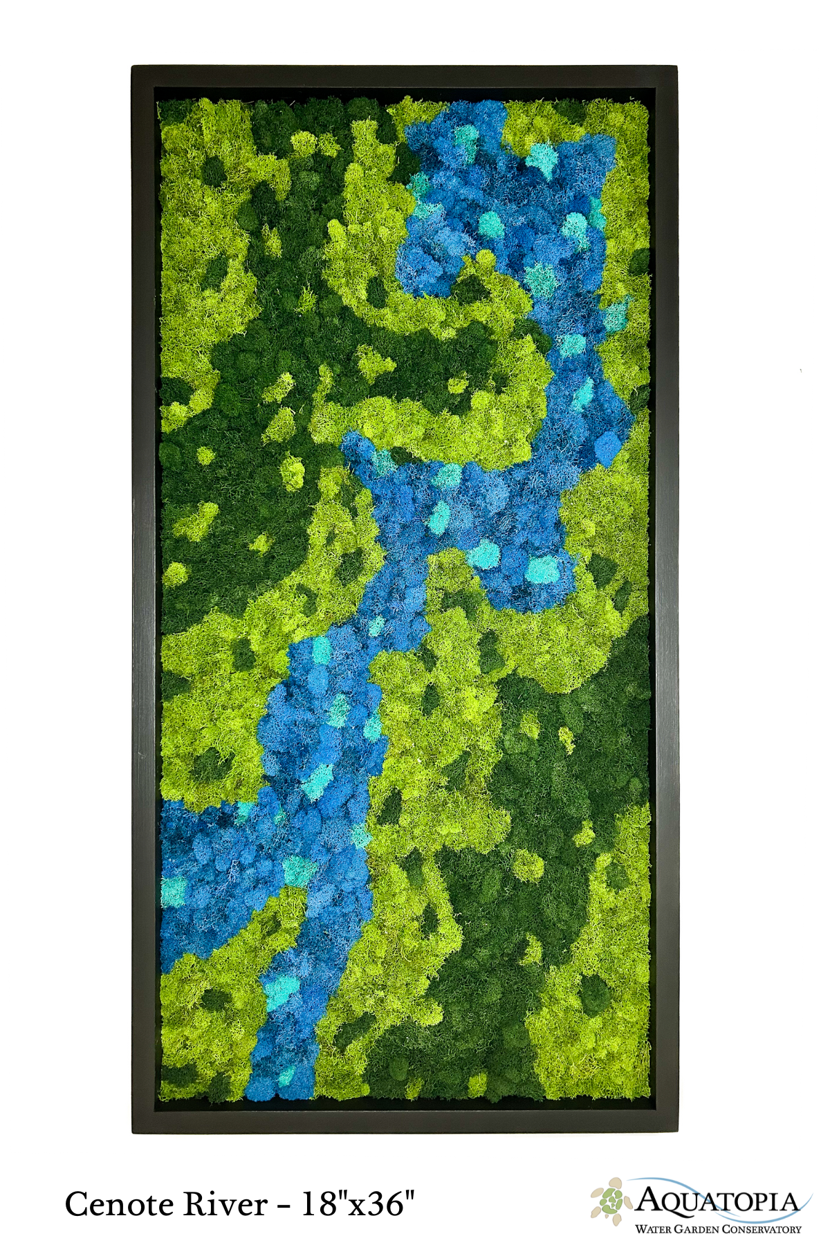 Framed Moss Wall 18" x 36"