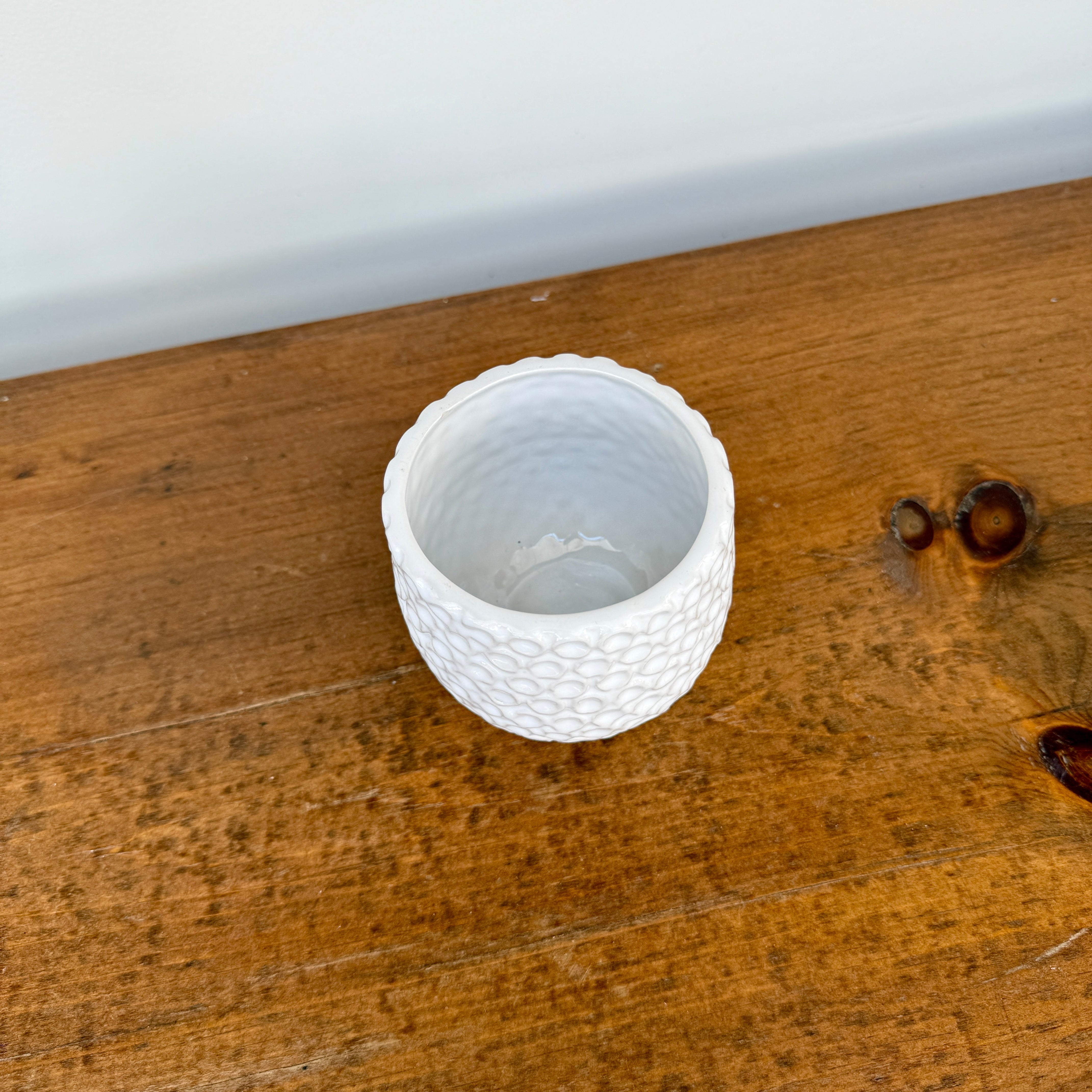 Ginny Pot - 3" x 3.25" - White