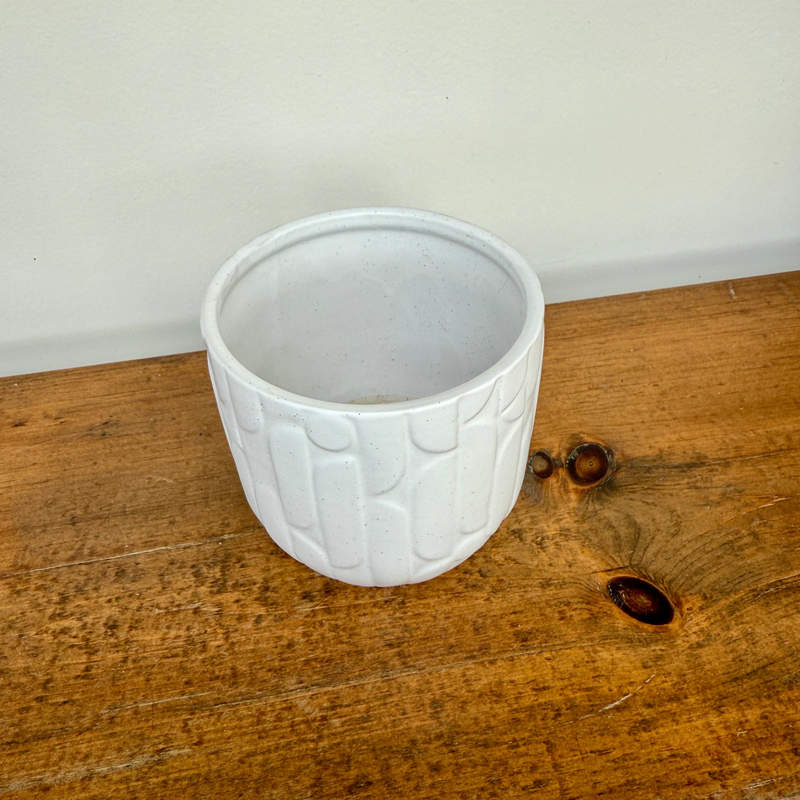 Winslow Pot - 5.75" x 5" - White