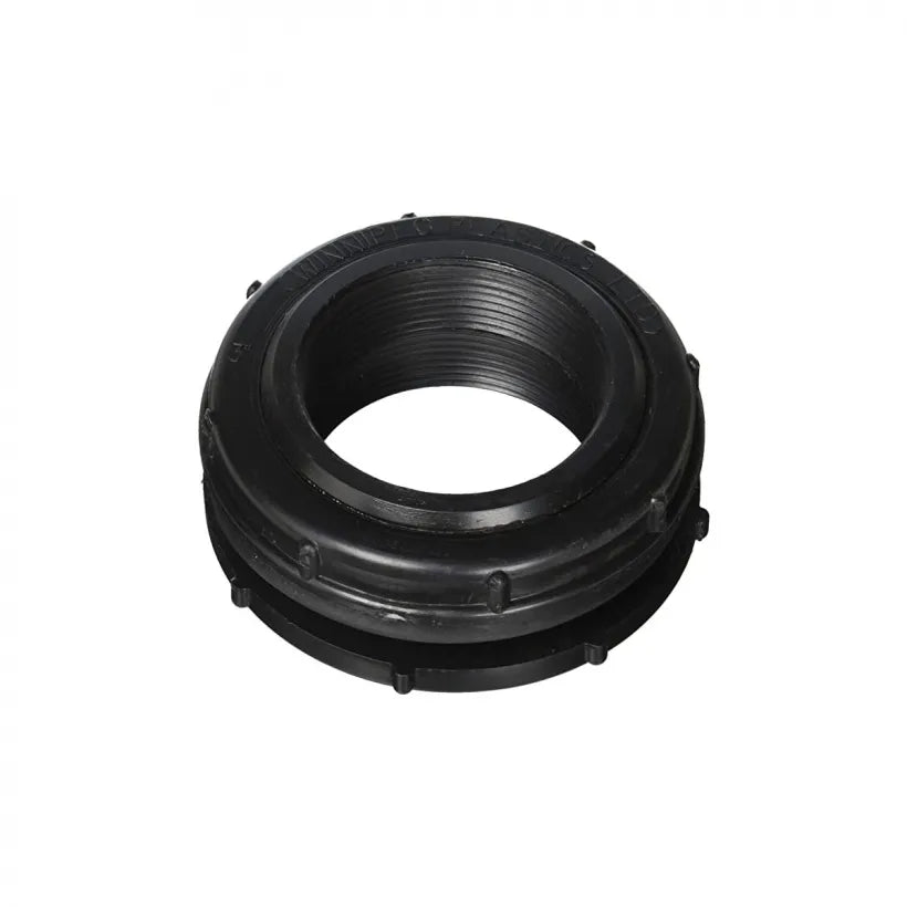 Black Poly Bulkhead Fitting