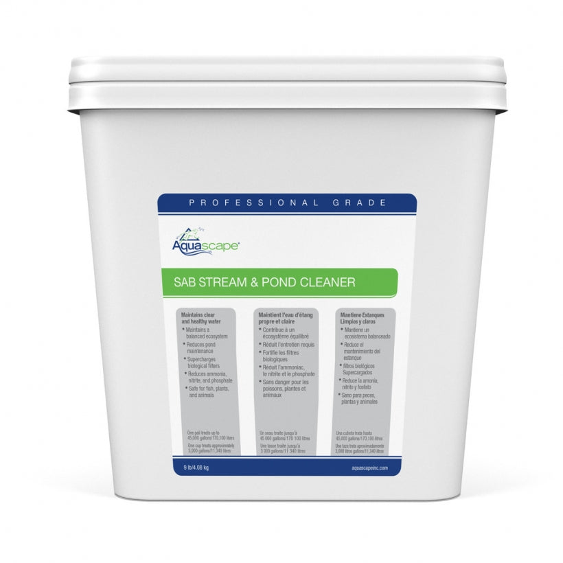 Sab Stream & Pond Cleaner Professional Grade - 9 lb / 4.08 kg