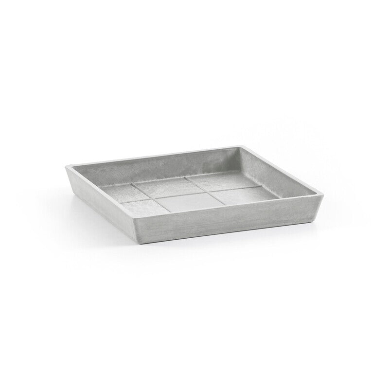 Saucer Square 30 White Grey