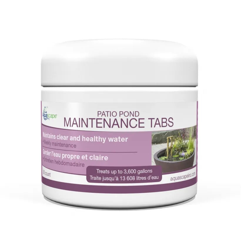 Patio Pond Maintenance Tabs - 36 Tabs