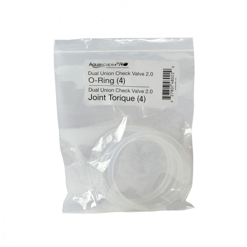 Check Valve Dual Union 2.0 - O - Ring (Qty 4)