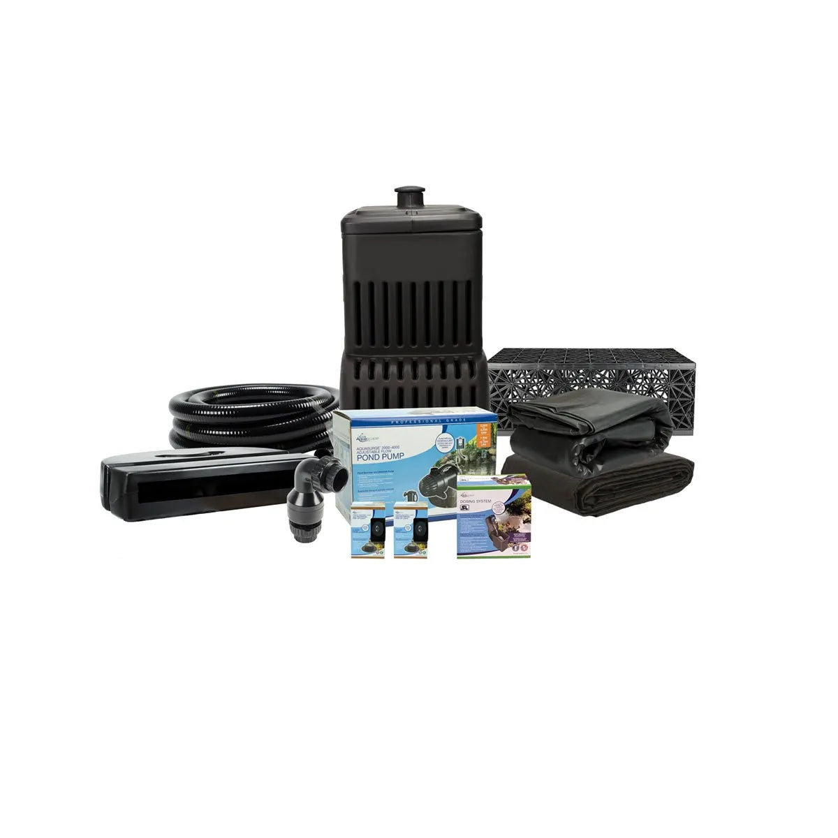 Medium Pondless Waterfall Kit 16' Stream w / AquaSurge 2000 - 4000 Adjustable Flow Pond Pump