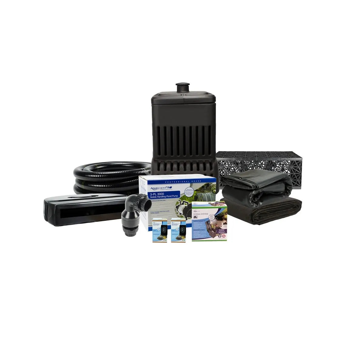 Medium Pondless Waterfall Kit 16' Stream w / 3 - PL 3000 Pond Pump