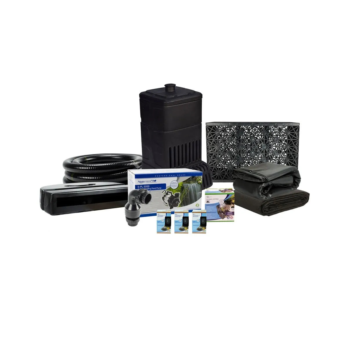 Large Pondless Waterfall Kit 26' Stream w / 5 - PL 5000 Pond Pump