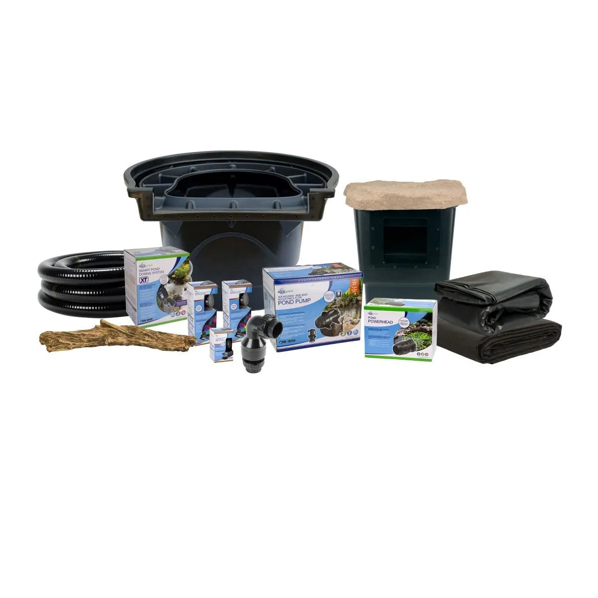 Large Deluxe Pond Kit 21' x 26' w / AquaSurge 4000 - 8000 Adjustable Flow Pond Pump