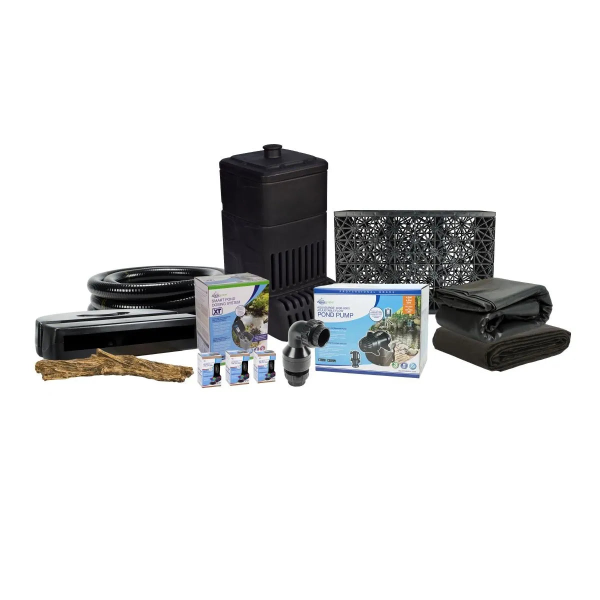 Large Deluxe Pondless Waterfall Kit 26' Stream w / AquaSurge 4000 - 8000 Adjustable Flow Pond Pump