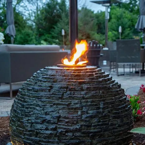 Fire Fountain Add - On Kit For Stacked Slate Fountains