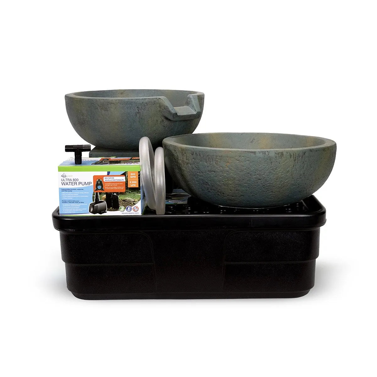 Spillway Bowl 19" And Basin 20" Fountain Kit