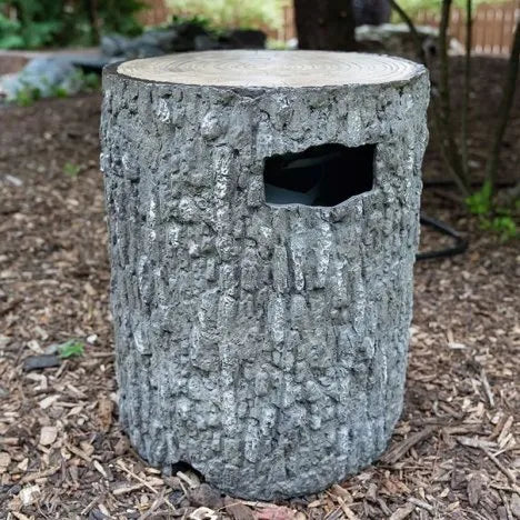 Faux Stump Propane Tank Cover