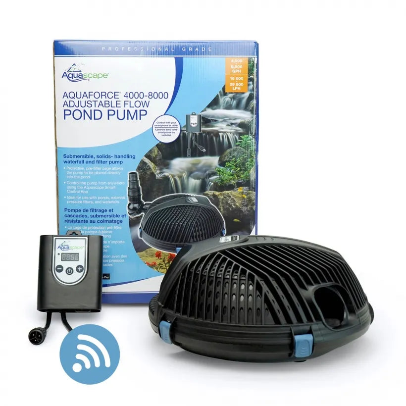 AquaForce Adjustable Flow Solids-Handling Pond Pump