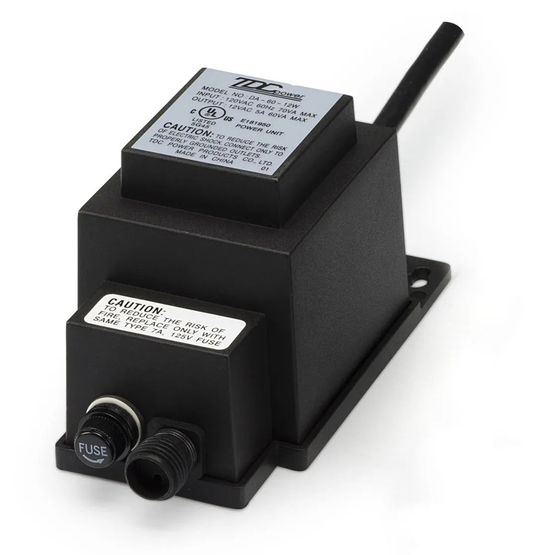 Low Voltage Quick-Connect Transformer