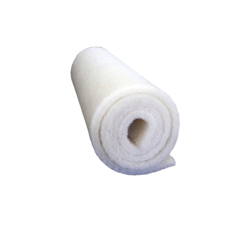 Coarse Filter Media Roll - 2" Thick - 10' L x 56" W (305 x 142 cm)