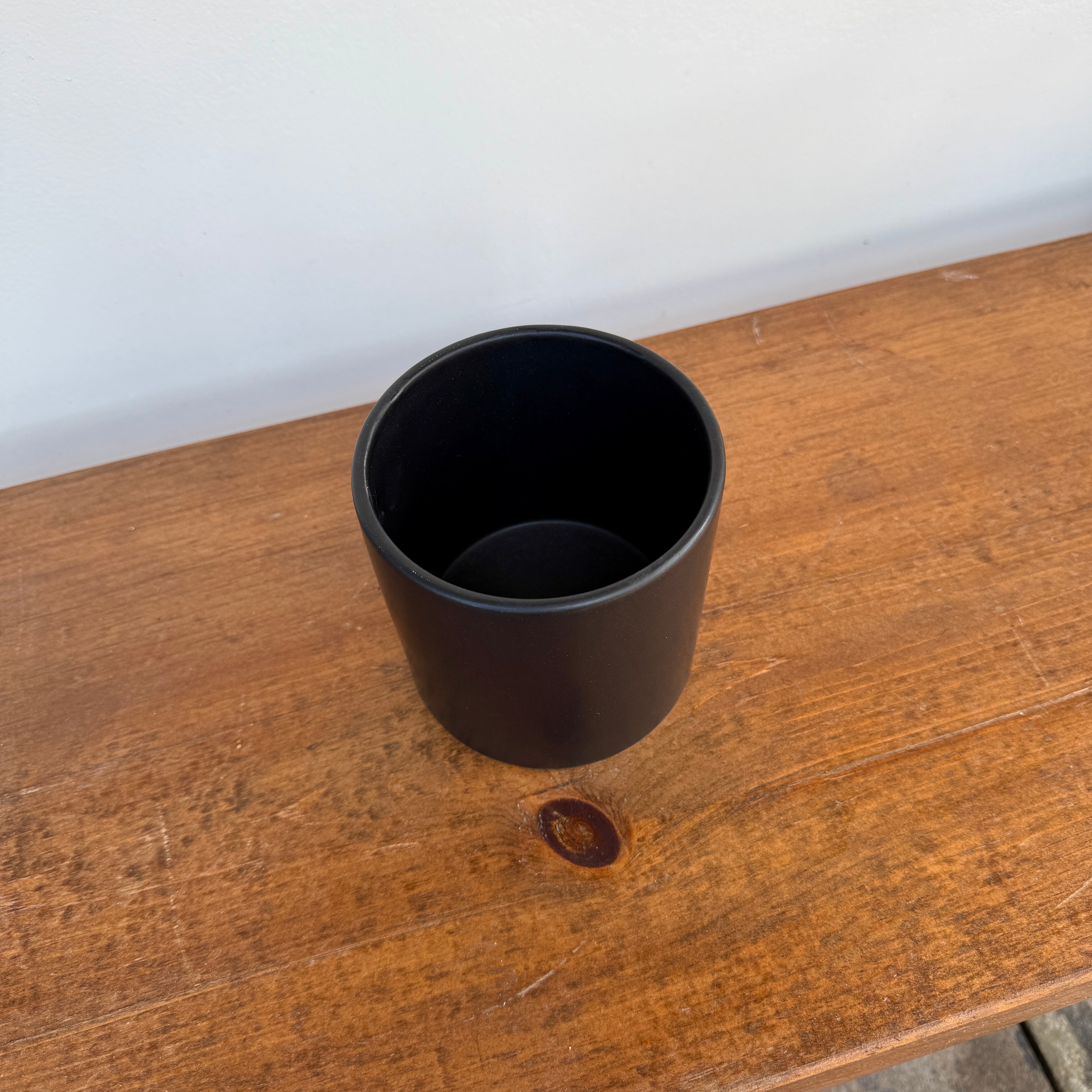 Cercle Pot - 4.25"x 4.25" - Matte Black