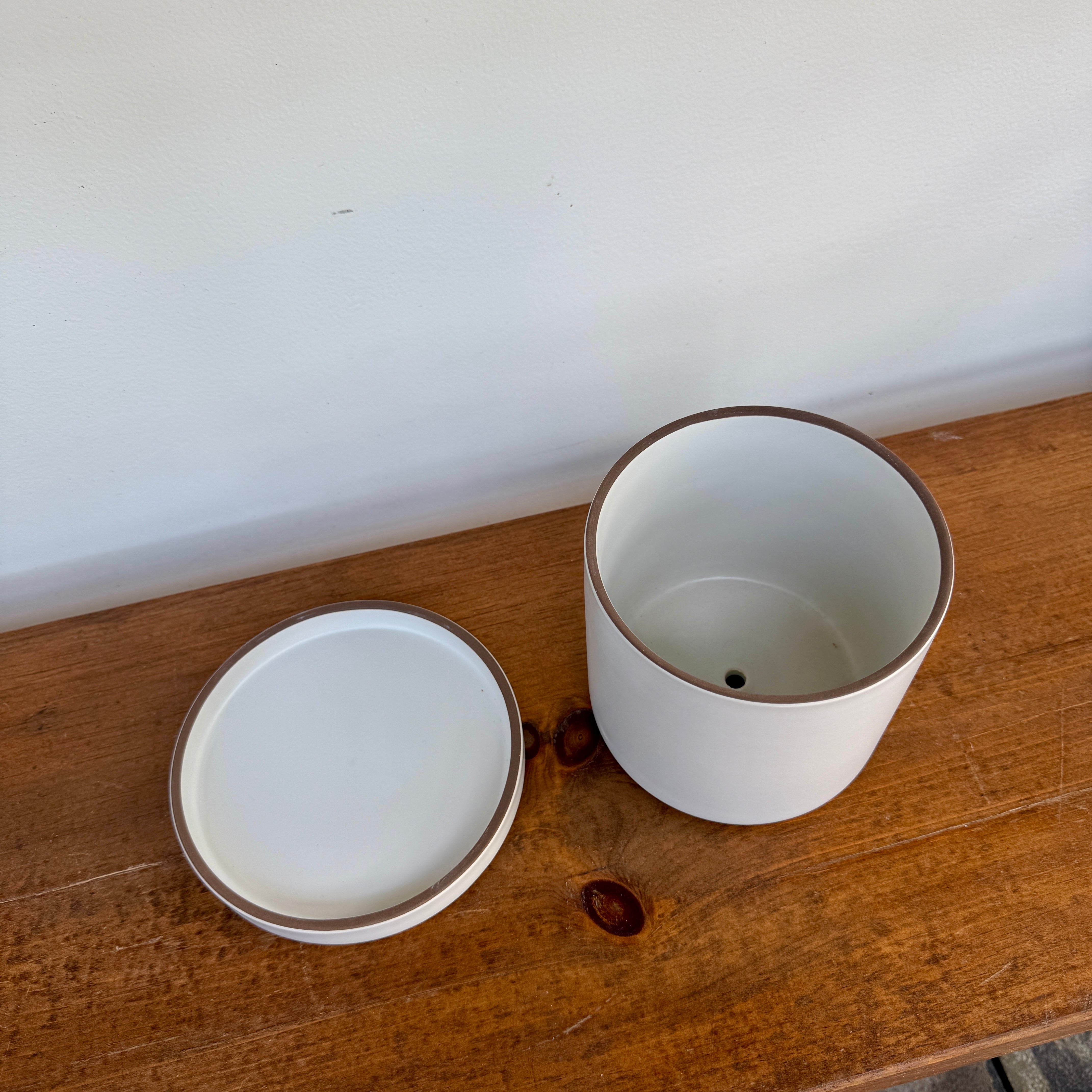 Author Pot with Saucer - 6.25"x 5.75"