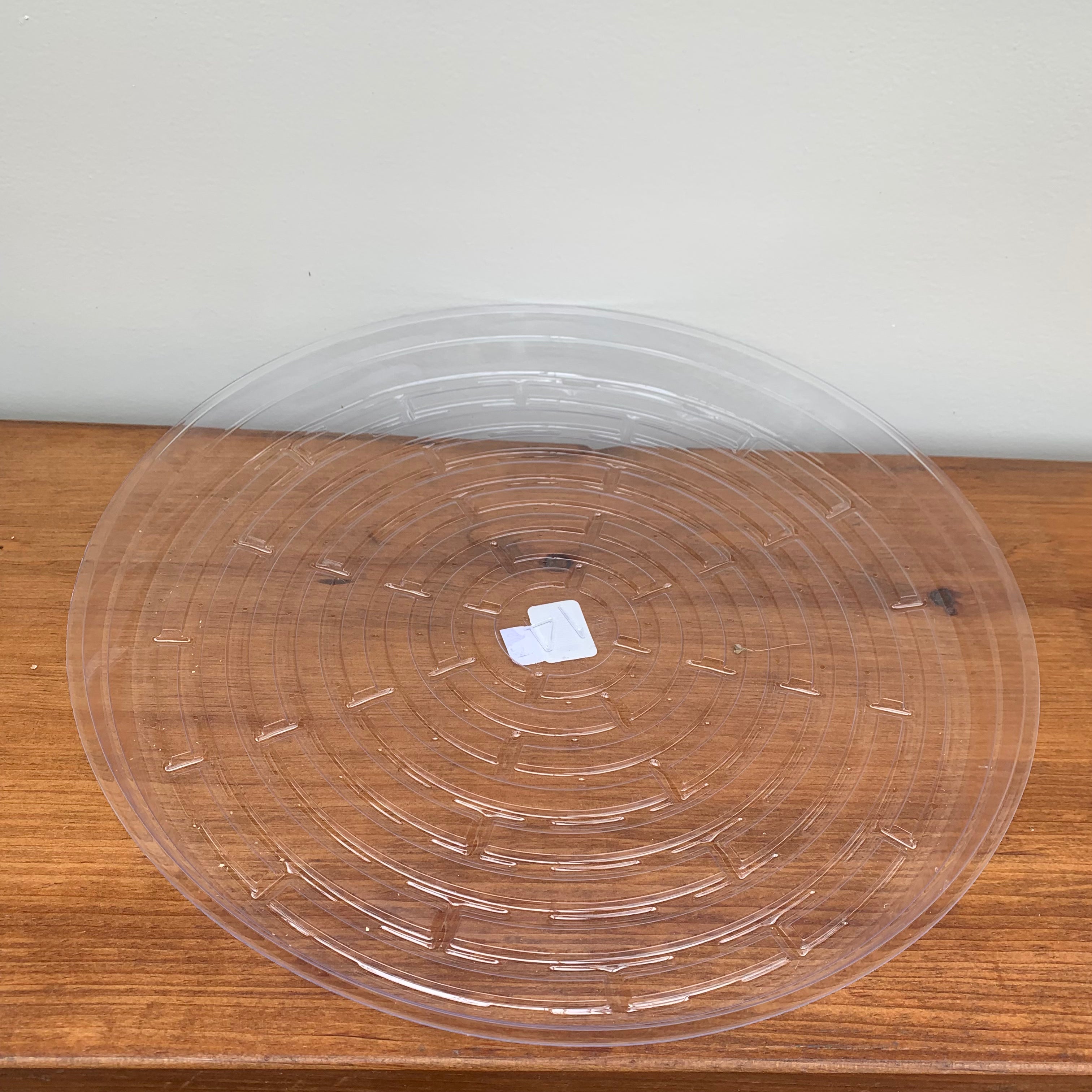 Round Clear Vinyl Plant Saucer