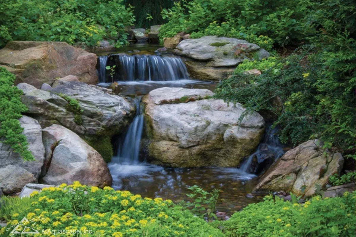 Medium Pondless Waterfall Kit 16' Stream w / AquaSurge 2000 - 4000 Adjustable Flow Pond Pump