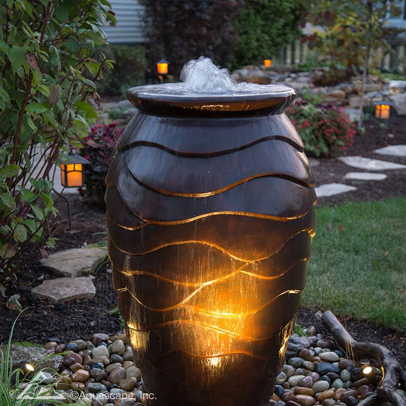 Scalloped Urn Fountain Kit - 45" H (114 cm)