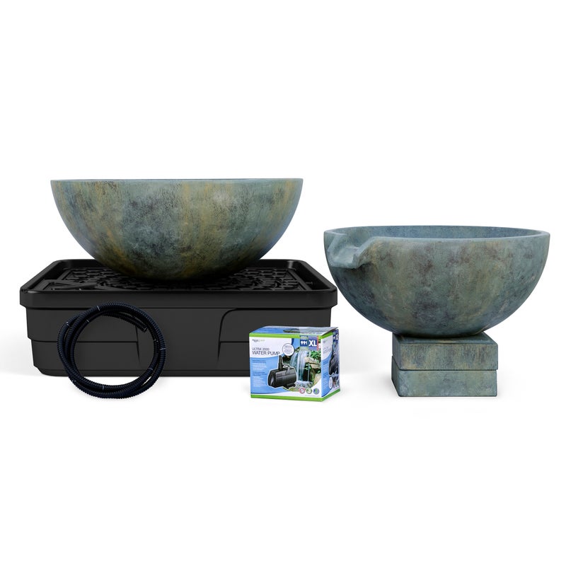 Spillway Bowl and Basin Landscape Fountain Kit