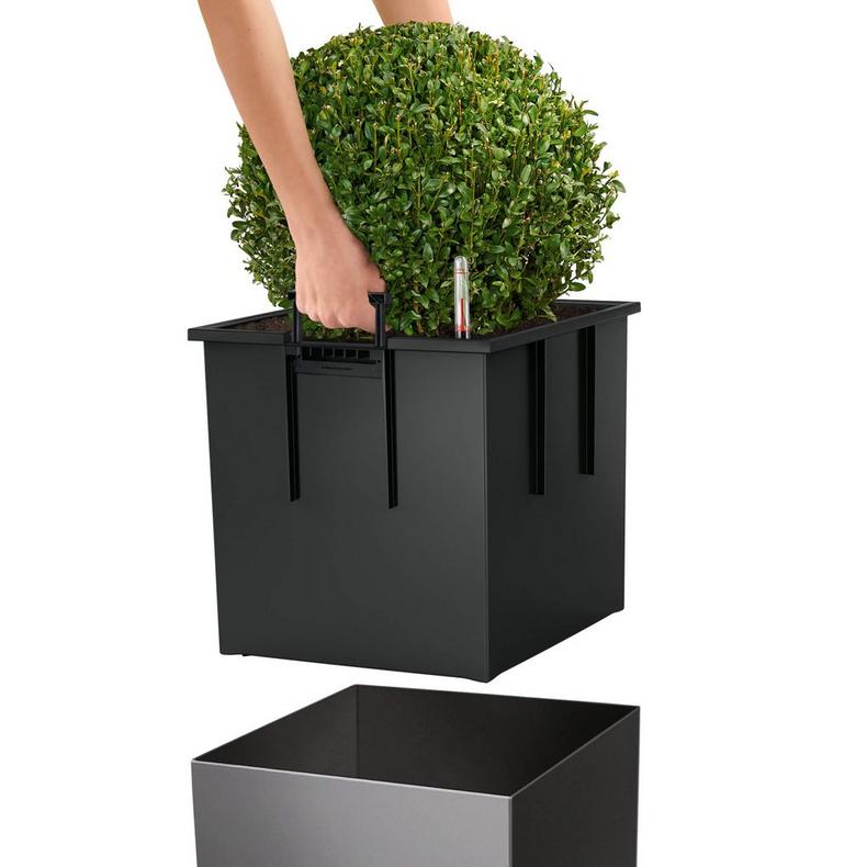 Lechuza CUBE Premium 50 - All-In-One - Smart-Watering Planter